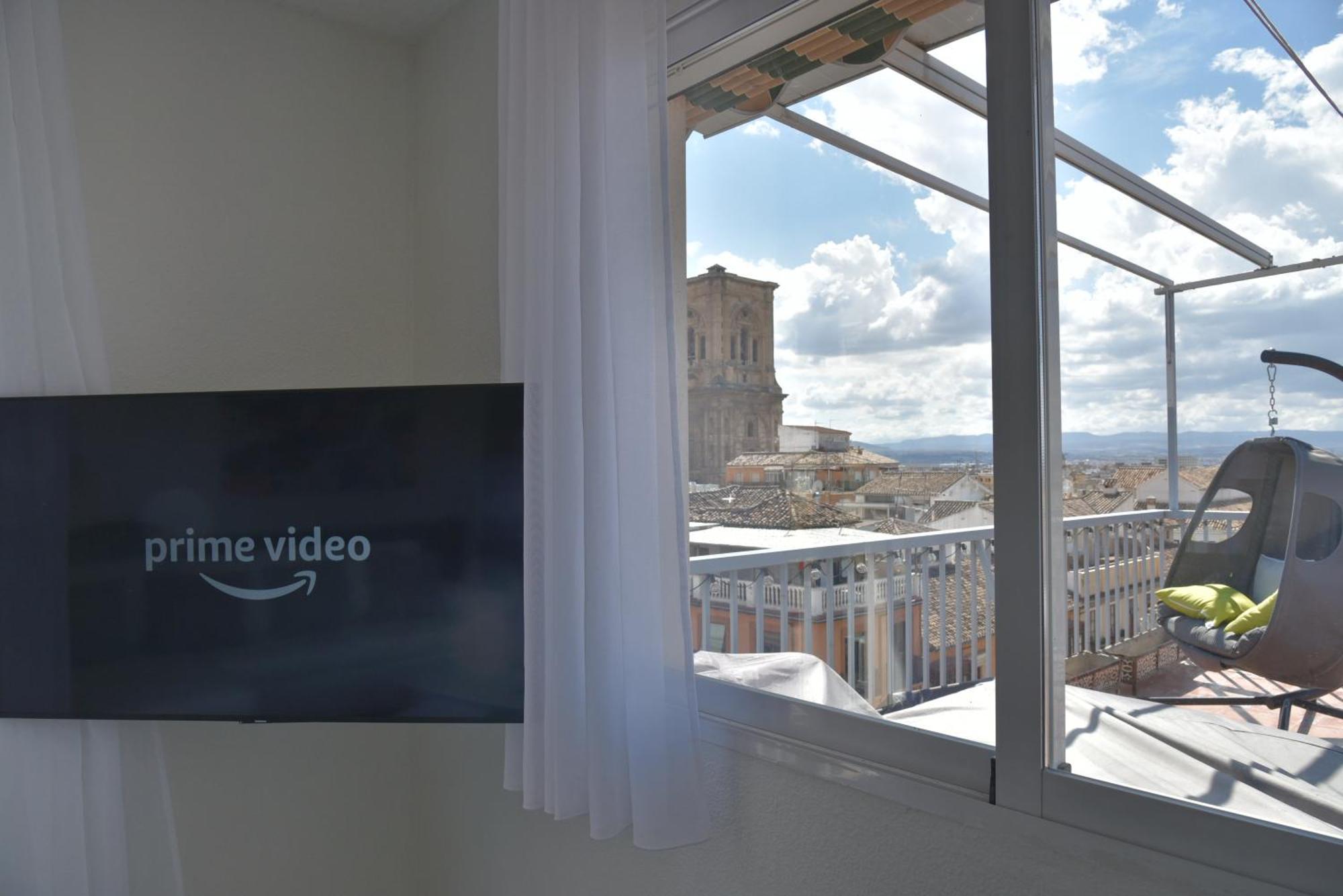 Atico Panorama Catedral Lejlighed Granada Eksteriør billede