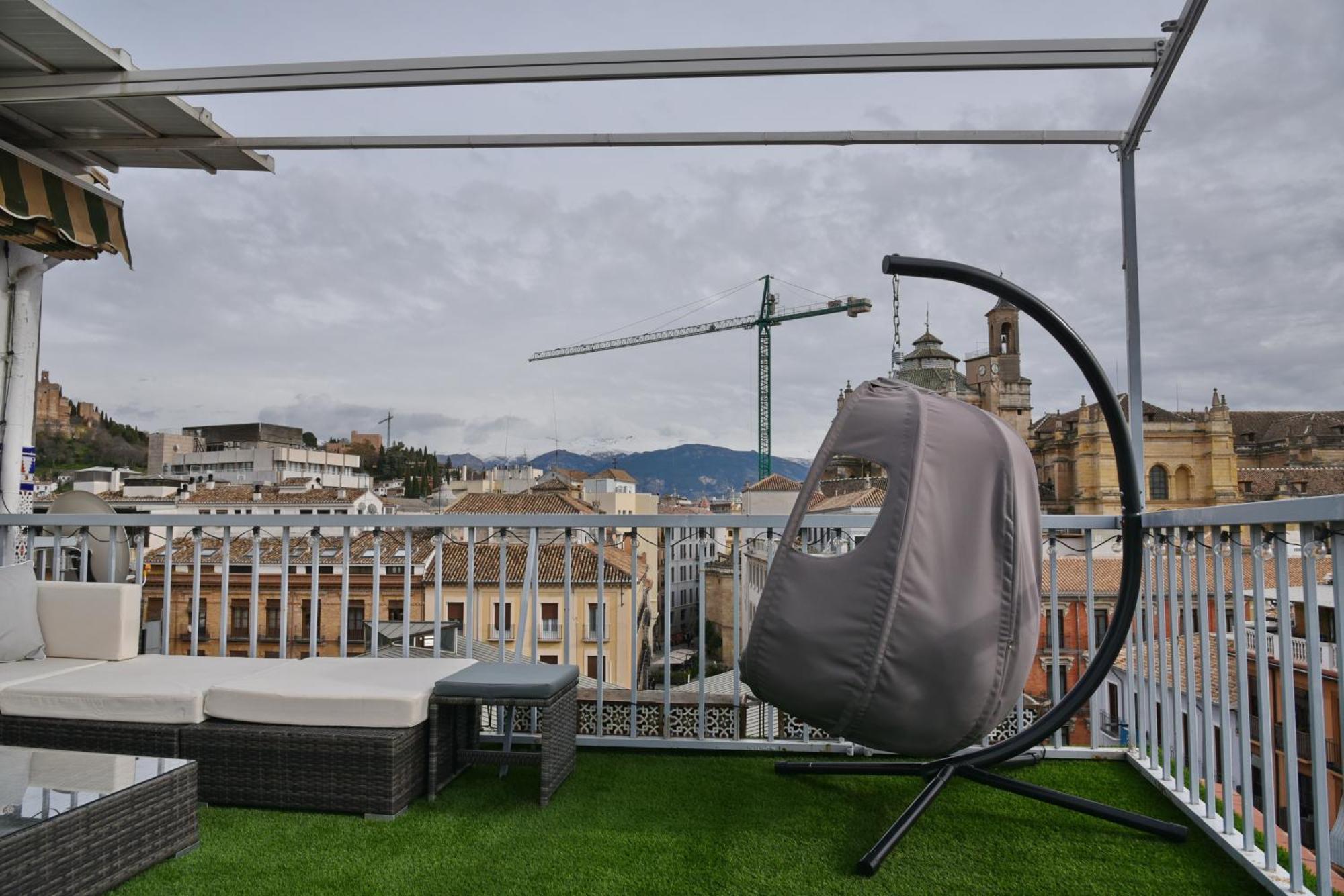 Atico Panorama Catedral Lejlighed Granada Eksteriør billede